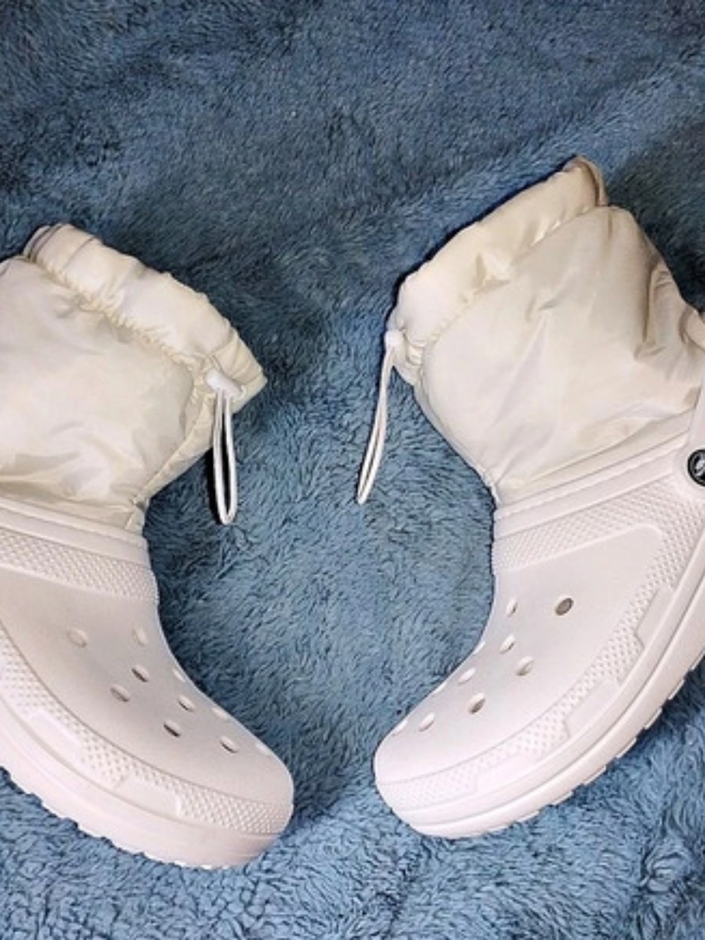 Crocs Classic Lined Neo Puff Boot White Winter Boots